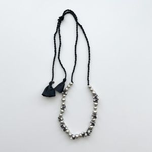 J. Crew Rhinestones and Faux Pearl Statement Necklace